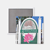Summerville, Charleston, Caroline du Sud, Magnet (Recto/Verso)