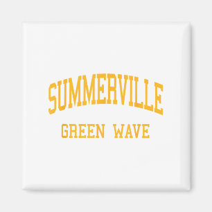 Summerville High School HS Summerville SC Retro SP Magneet