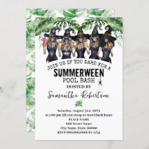 Summerween Feest Heksen Meisjes Pool Bash