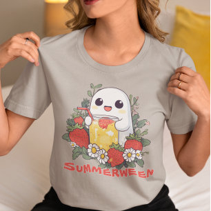 Summerween Geest met Aardbeien  Tri-Blend Shirt