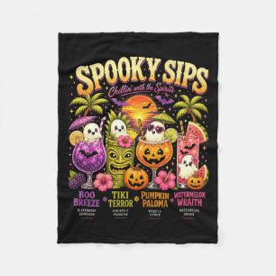 Summerween Griezelige Slokjes Halloween Geest Staa Fleece Deken