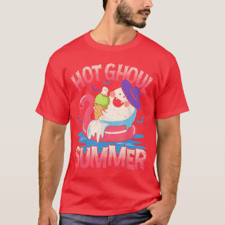 Summerween Hete Geest Summer Grappig Schattig Gees T-shirt