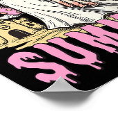 Summerween Hot Ghoul Summer Funny Schattige Ghost Poster (Hoek)