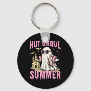 Summerween Hot Ghoul Summer Funny Schattige Ghost Sleutelhanger