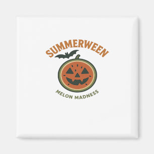 Summerween Madness - Spooky Watermelon Classic Magneet