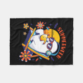 Summerween Schattige Spooky Zomer Geest Halloween Fleece Deken (Voorkant (Horizontaal))