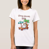 Summerween Schattige Summer Ghost T-shirt (Voorkant)