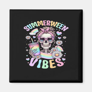 Summerween Sfeer Zoete Skelet Meisje Zomer Hallow Magneet