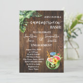 Summerween Verloving bruiloft feest Kaart (Staand voorkant)