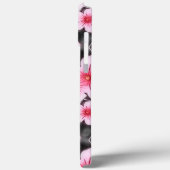 Summery Bright Pastel Roze Hibiscus Floral Pattern Case-Mate iPhone Case (Achterkant / Links)