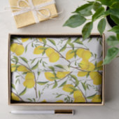Summery Citrus Lemon Tree Branches Tissuepapier (Geschenk)