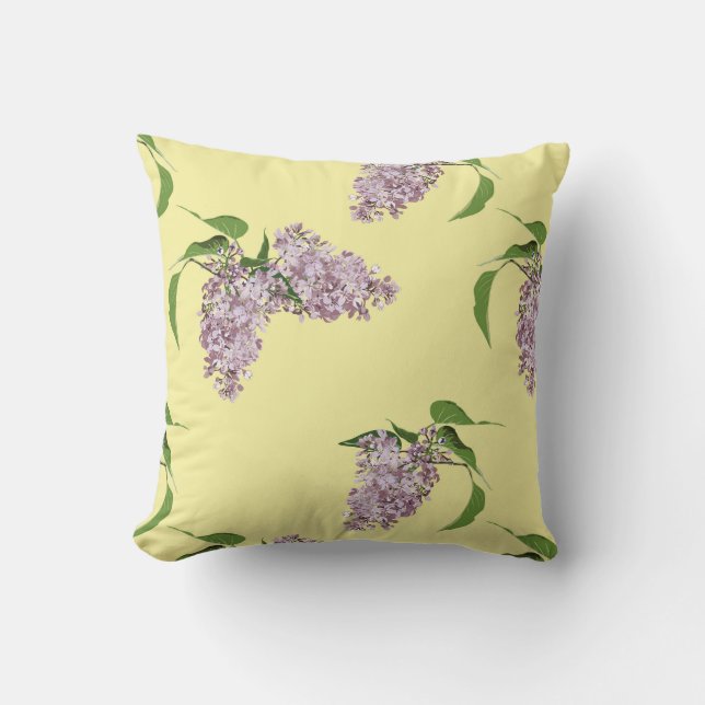 Summery Lilacs Coussin (Recto)