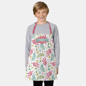 Summery Scattered Leaf Pattern ID387 Schort (Gedragen)