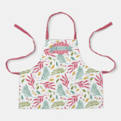 Summery Scattered Leaf Pattern ID387 Schort (Voorkant)