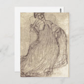 Summiere Klimt, Gustav Studie f?r das Gem?lde Bild Briefkaart (Voorkant / Achterkant)