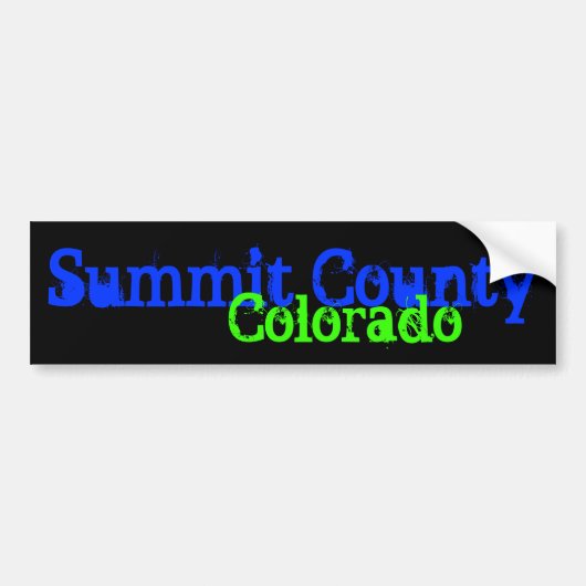 Summit County bumpersticker (Voorkant)