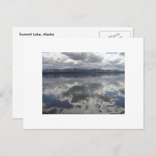 Summit Lake, Alaska Briefkaart (Voorkant / Achterkant)