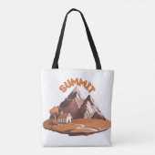 Summit Mountain Adventure Nature Lover Drawstring Draagtas (Achterkant)