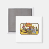 Summon Demons Retro  Horror Magneet (Voorkant / Achterkant)