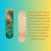 Summoner van draken skateboard