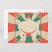 Sumo Briefkaart (Voorkant / Achterkant)