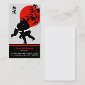 Sumo coach visitekaartje (Voorkant / Achterkant)