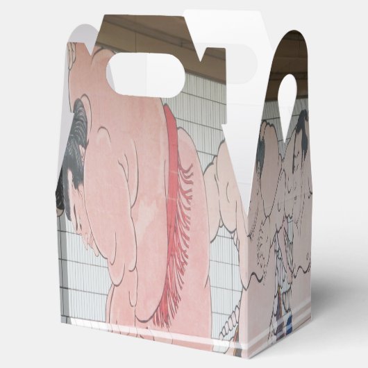 Sumo Mural Wall Art Bedankdoosjes (Geopend)