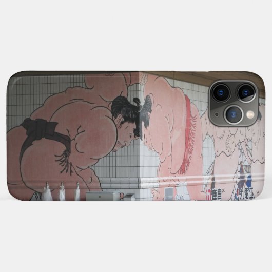 Sumo Mural Wall Art Case-Mate iPhone Case (Achterkant (horizontaal))