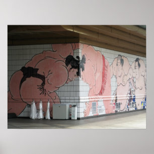 Sumo Mural Wall Art Poster