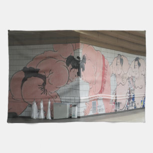 Sumo Mural Wall Art Theedoek