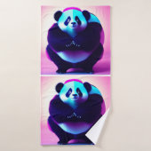 Sumo Panda The Bamboo Gnasher, Bath Towel Badhanddoek (Badhanddoek)