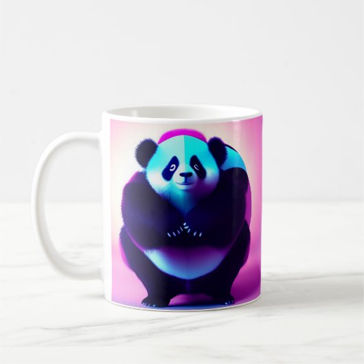 Sumo Panda The Bamboo Gnasher, Café Mug (Gauche)