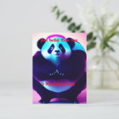 Sumo Panda The Bamboo Gnasher, Carte Postale Invit (Debout devant)