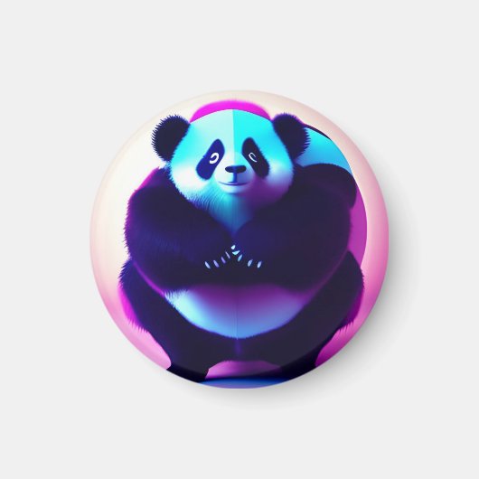 Sumo Panda The Bamboo Gnasher, Magnet (Devant)