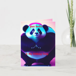 Sumo Panda The Bamboo Gnasher, uitnodiging van Bir