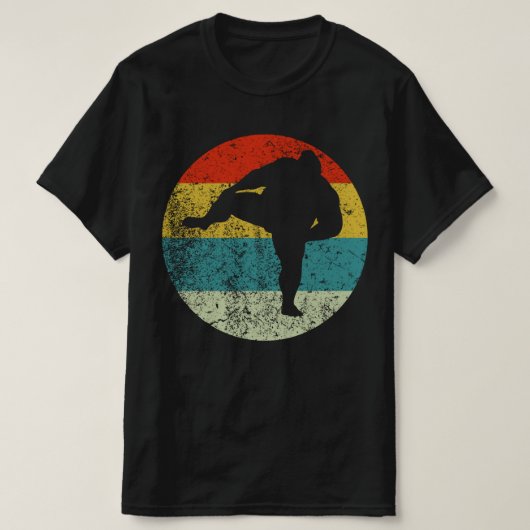 SUMO retro  silhouette 70s T-shirt (Design voorkant)
