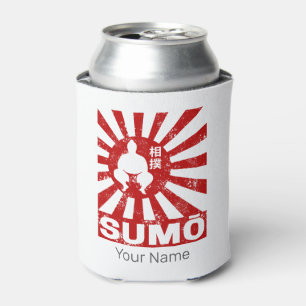 Sumo Retro Wrestler Japans  Ontwerp Blikjeskoeler