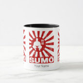 Sumo Retro Wrestler Japans  Ontwerp Mok (Midden)