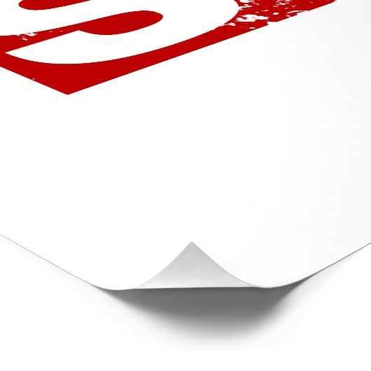 Sumo Retro Wrestler Japans Ontwerp Perfect Poster (Hoek)