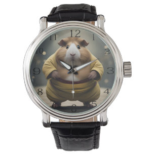 "Sumo Squeakdown: De Machtige Cavia Worstelaar" Horloge