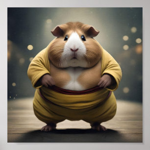 Sumo Squeakdown: de machtige cavia worstelaar Poster