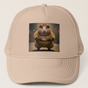 "Sumo Squeakdown: De Machtige Cavia Worstelaar" Trucker Pet