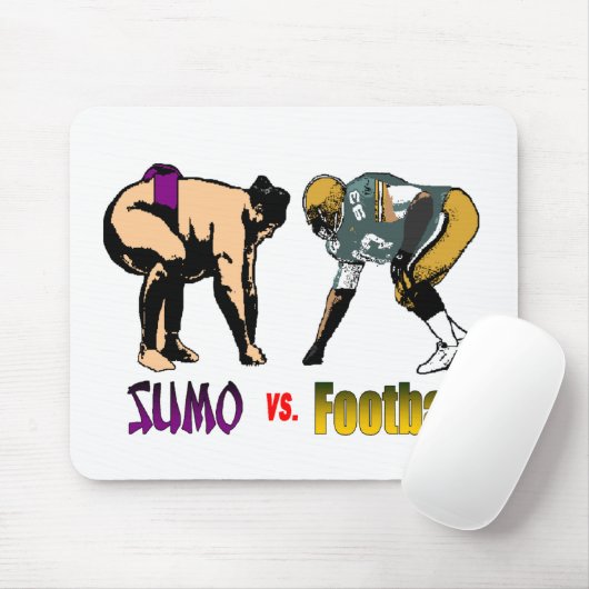 Sumo vs. Football Mousepad Muismat (Met muis)
