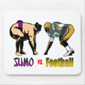 Sumo vs. Football Mousepad Muismat (Voorkant)