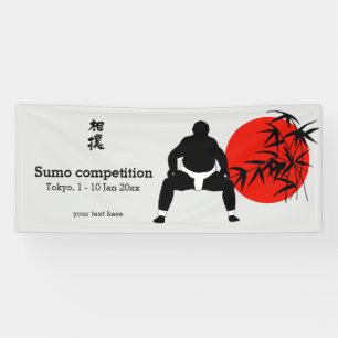 Sumo-wedstrijd Spandoek