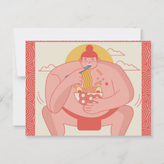 Sumo Wrestler Briefkaart