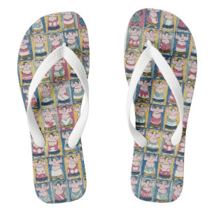 "Sumo Wrestlers (1852) Teenslippers" Teenslippers