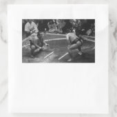 SUMO Wrestling Rechthoekige Sticker (Tas)