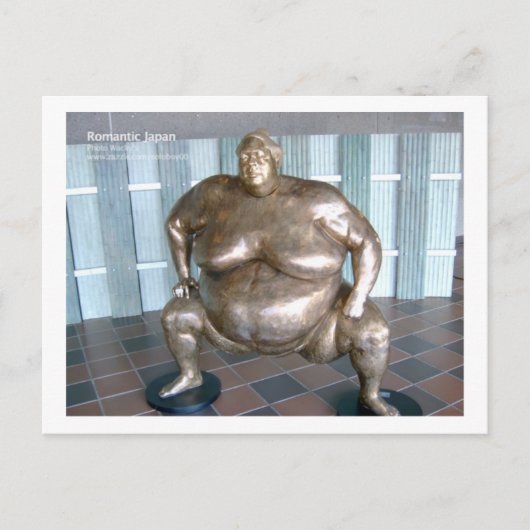 Sumo Wrestling Sculpture, Japan Briefkaart (Voorkant)
