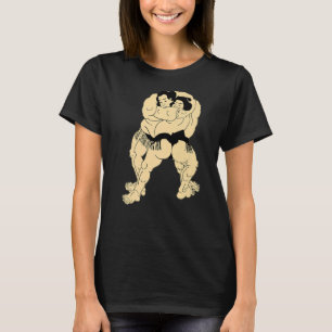 Sumo Wrestling Sumo Wrestler Retro Sumo T-shirt